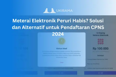 Ilustrasi habisnya e-meterai